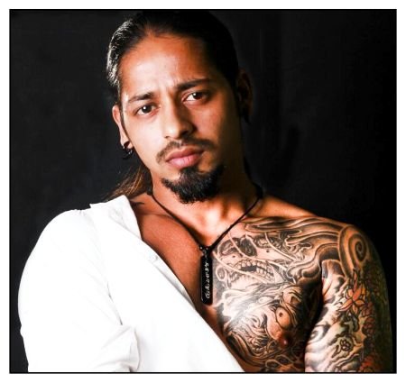Tattoo Artist Tahir Hussain Image Before Eye Tattoo