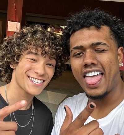 TikTok Star Klayver Pop Photo With Co-Artist